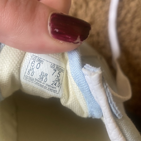 Womens 7.5 vans blue lace up vans - Picture 5 of 9